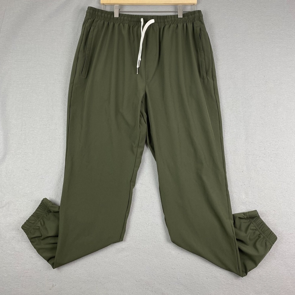 Cove USA Jogger Pants Mens 36x32 L Performance Stretch Tapered Athleisure